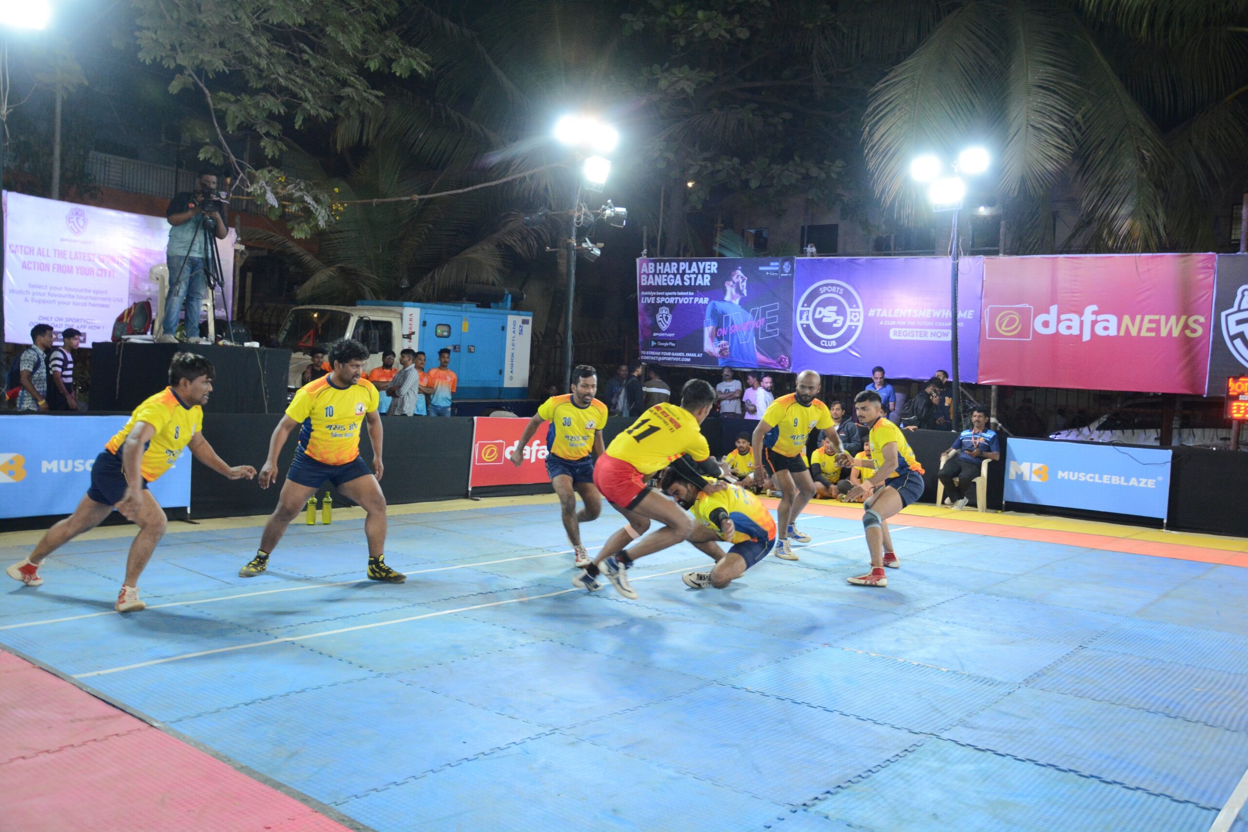 The second day of the SportVot Mumbai Suburb Kabaddi Championship displays top-level of emerging Kabaddi talent